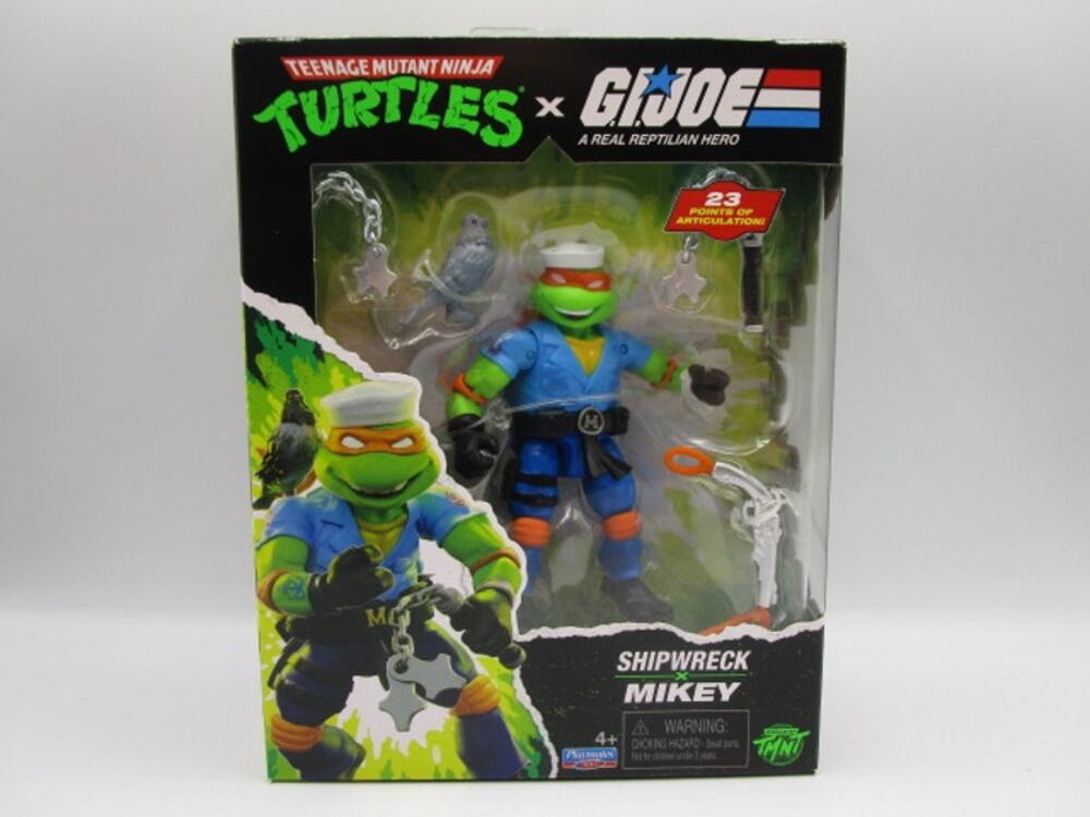 Teenage Mutant Ninja Turtles x G.I. Joe Shipwreck x Mikey Action Figure